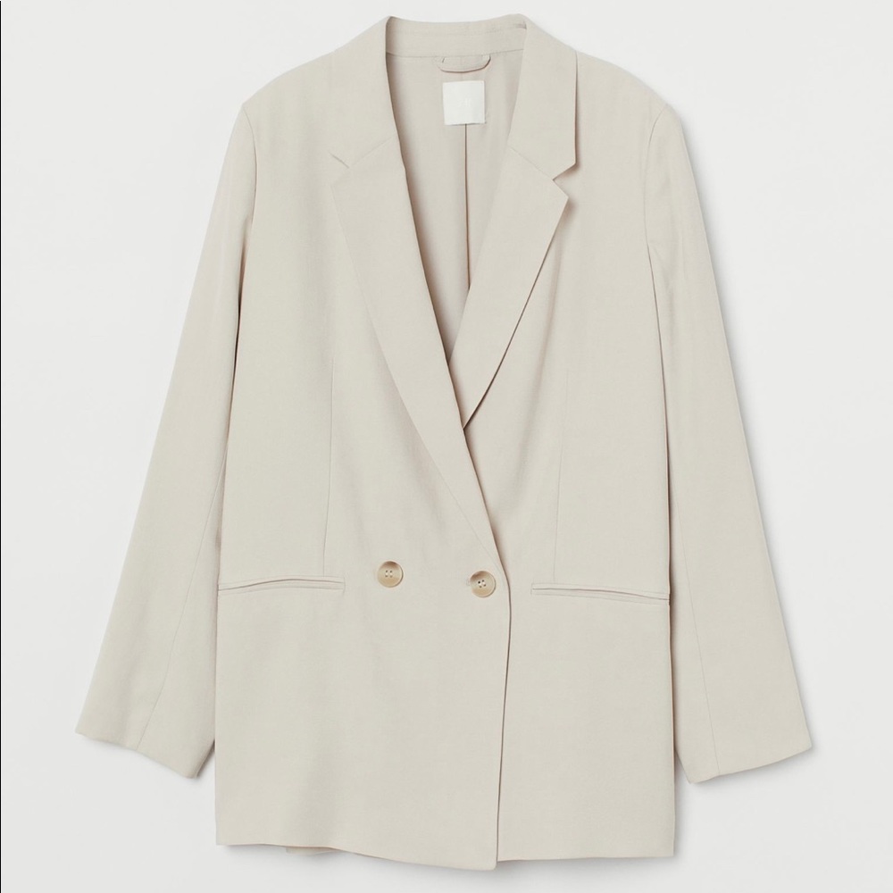 H&M double breasted blazer